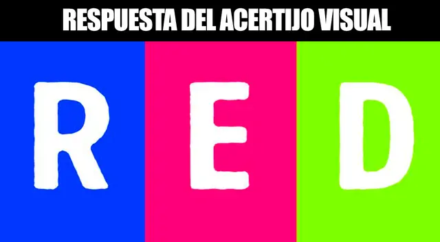 Solución del acertijo visual