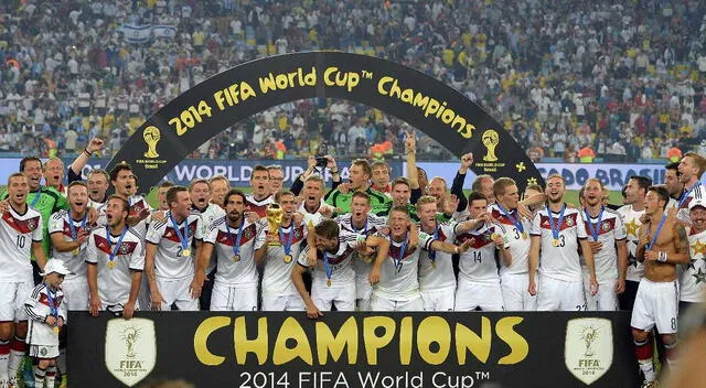 Alemania campeón en tierras brasileñas.   