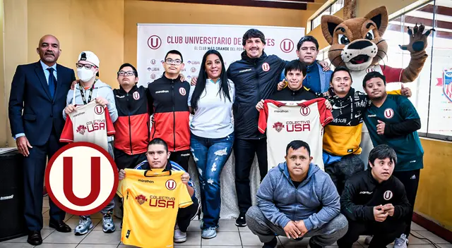 El equipo de futsal Down de Universitario firmó con su primer sponsor El equipo de futsal Down de Universitario firmó con su primer sponsor