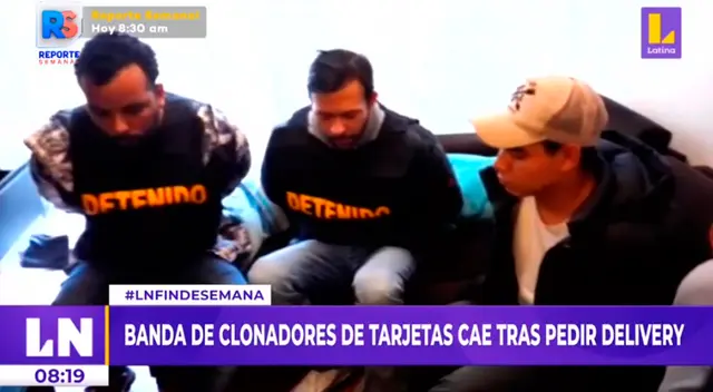 Viral: Banda de clonadores de tarjeras es detenida tras pedir comida por delivery Viral: Banda de clonadores de tarjeras es detenida tras pedir comida por delivery