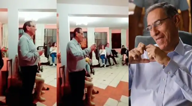 TikTok viral: va a fiesta y se topa con hombre parecido a Martín Vizcarra y juntos cantan 'Mi bebito fiu fiu'