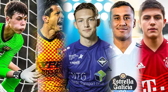 Perú: futbolistas que disputarán las ligas de Europa