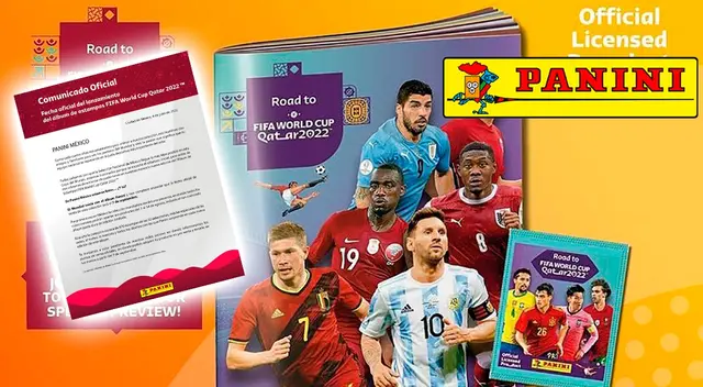Álbum Panini listo para salir a la venta a nivel mundial Álbum Panini listo para salir a la venta a nivel mundial