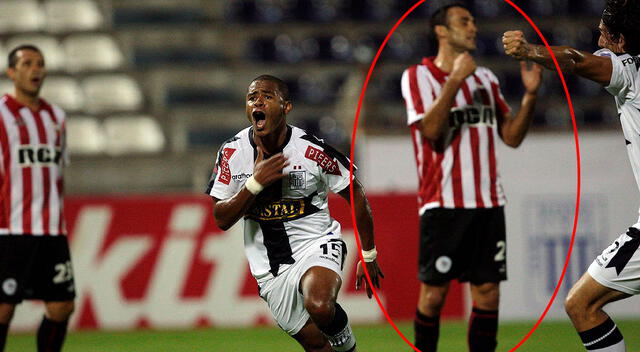 Leandro Desábato en la victoria 4-1 de Alianza Lima sobre Estudiantes de la Plata.   