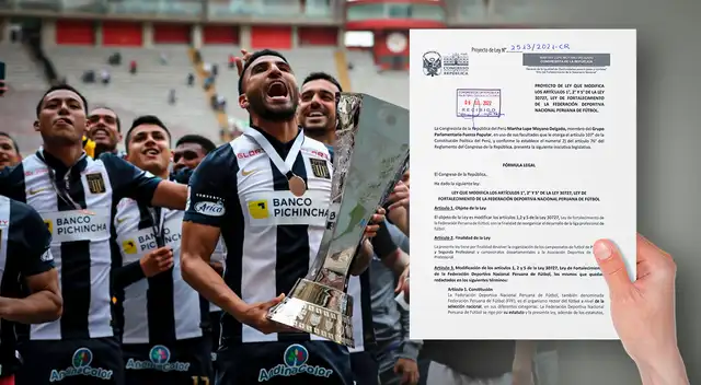 Sin la FPF: presentan proyecto de ley para que Liga peruana vuelva a ser dirigida por la ADFP Sin la FPF: presentan proyecto de ley para que Liga peruana vuelva a ser dirigida por la ADFP