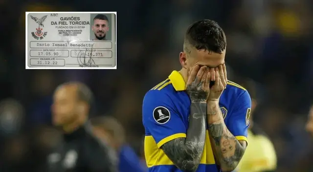 Corinthians se burló de Darío Benedetto. Corinthians se burló de Darío Benedetto.