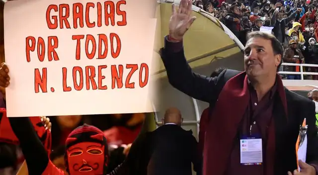 Néstor Lorenzo se despidió del hincha de Melgar