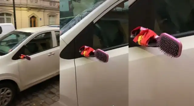 Joven crea increíble truco tras quedarse sin retrovisor y usuarios reaccionan en Tiktok Joven crea increíble truco tras quedarse sin retrovisor y usuarios reaccionan en Tiktok