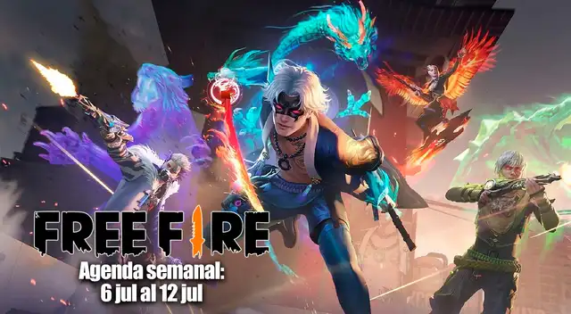 Free Fire: Agenda semanal del 06 al 12 de julio