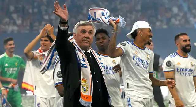 Carlo Ancelotti viene de ganar LaLiga y la Champions League