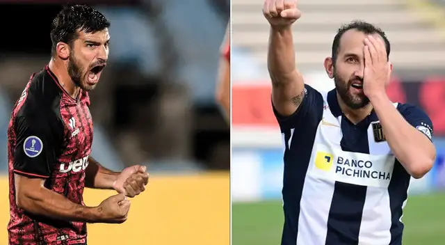 Barcos y Cuesta en la lista de goleadores históricos de la Sudamericana.