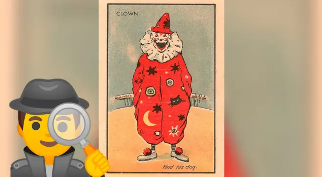 El payaso tiene oculto un perro, tu misión es encontrarlo. El payaso tiene oculto un perro, tu misión es encontrarlo.