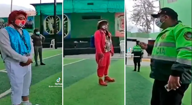 Al menos tres payasos fueron conducidos a una dependencia policial donde se llevaron una sorpresa. Al menos tres payasos fueron conducidos a una dependencia policial donde se llevaron una sorpresa.