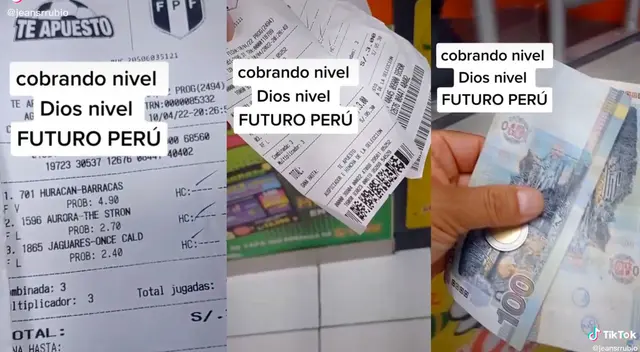 TikTok viral: peruano apostó sus últimos 3 soles en apuesta doble y gana ‘jugoso’ premio TikTok viral: peruano apostó sus últimos 3 soles en apuesta doble y gana ‘jugoso’ premio