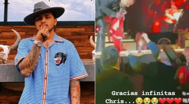 Christian Nodal: recibió un sorprendente agradecimiento de un fan chileno.