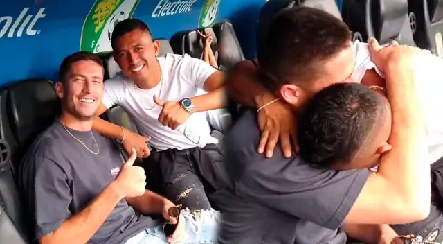 Santiago Ormeño se despide de sus compañeros de León FC