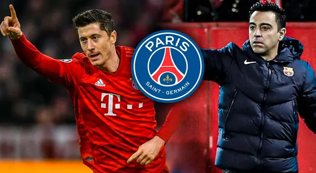 Lewandowski en la mira de PSG para juntarlo con Messi y Mbappé
