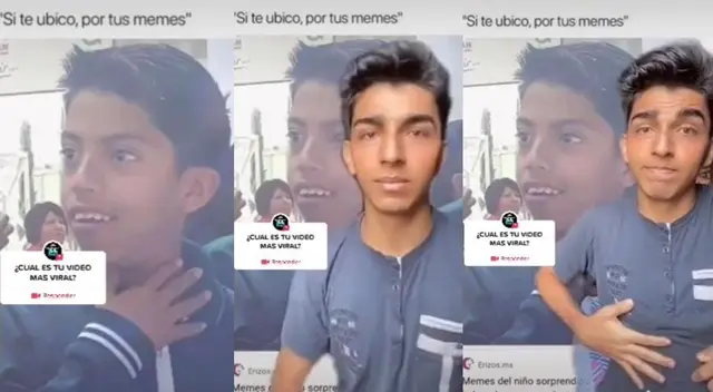 Tiktok: niño del meme 'sorprendido y halagado' reaparece y genera debate en redes
