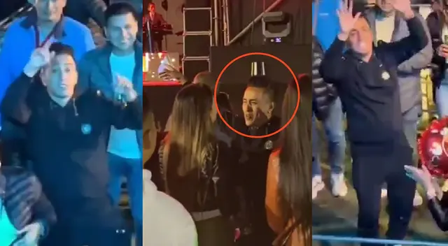 'Cuevita' mostró su mejores pasos de baile en el concierto de Agua Marina.
