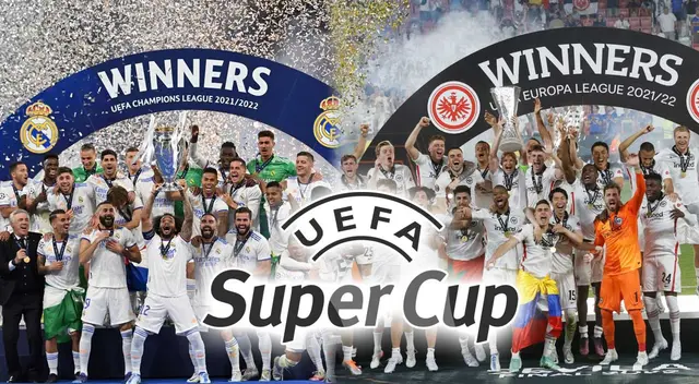 Real Madrid y Eintracht Frankfurt juegan la Supercopa de Europa Real Madrid y Eintracht Frankfurt juegan la Supercopa de Europa