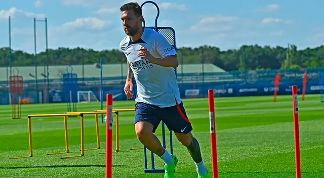 Lionel Messi durante la pretemporada con el PSG Lionel Messi durante la pretemporada con el PSG