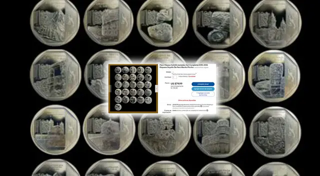 Monedas de 1 sol costaría más de 300 soles a través de internet