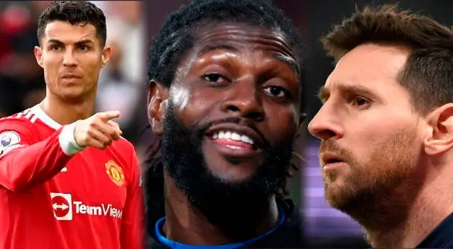 Adebayor aseguró que Cristiano Ronaldo es mejor que Messi Adebayor aseguró que Cristiano Ronaldo es mejor que Messi
