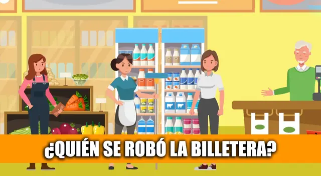 ¿Quién se robó la billetera? Tienes 5 segundos para resolver el acertijo nivel EXPERTO ¿Quién se robó la billetera? Tienes 5 segundos para resolver el acertijo nivel EXPERTO