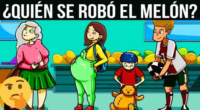 ¿Quién se robó el melón? Ayuda al personal de seguridad en este acertijo visual ¿Quién se robó el melón? Ayuda al personal de seguridad en este acertijo visual