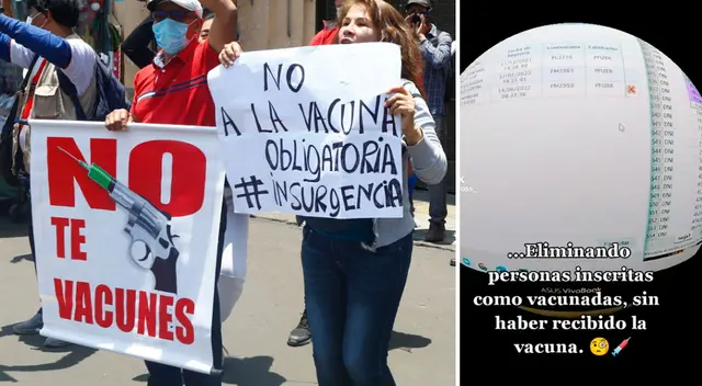 Los antivacuna que aparecen en el padrón del Minsa están con los días contados, según un video de TikTok.