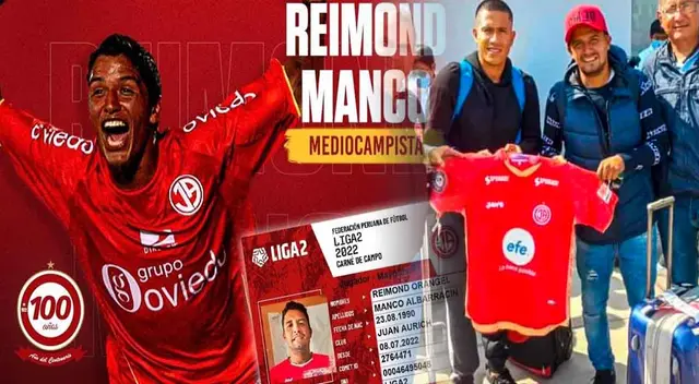 Reimond Manco es nuevo fichaje de Juan Aurich