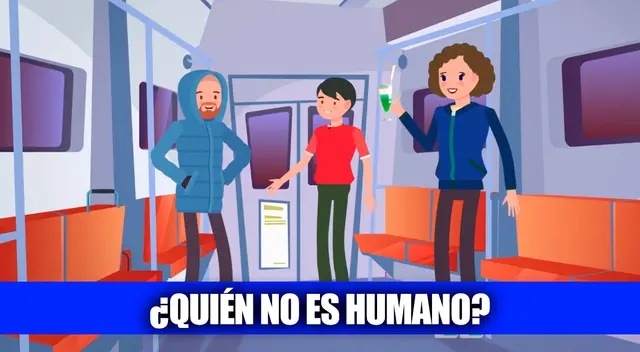 ¿Quién no es humano? Demuestra que eres un GENIO con este acertijo visual