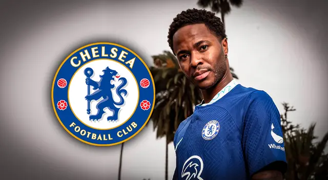 ¡Oficial! El Chelsea presentó a Raheem Sterling como su nuevo jugador