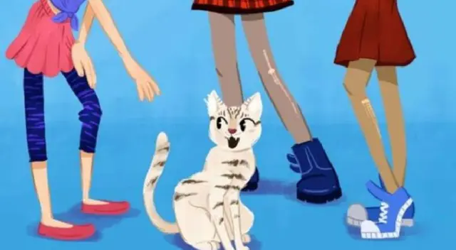 ¿Quién crees que es la dueña del gatito? Solo un verdadero detective lo descubriría ¿Quién crees que es la dueña del gatito? Solo un verdadero detective lo descubriría
