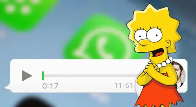 WhatsApp: GUÍA para enviar audios con la voz de Lisa Simpson