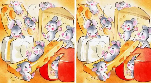 Reto visual: encuentra las 3 diferencias Reto visual: encuentra las 3 diferencias