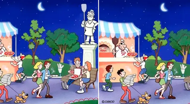 Hay 5 diferencias que deberás hallarlas en 20 segundos. Hay 5 diferencias que deberás hallarlas en 20 segundos.