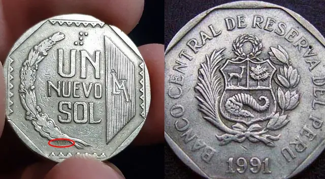 Moneda de 1 nuevo sol de 1991: ¿Realmente vale S/500? Esta es la verdad Moneda de 1 nuevo sol de 1991: ¿Realmente vale S/500? Esta es la verdad