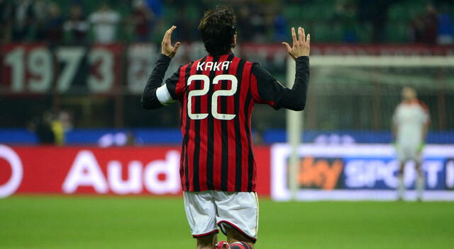 Kaká triunfó en el AC Milan.    