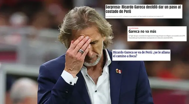 Reacción de la prensa internacional tras la no renovación de Gareca con Perú.