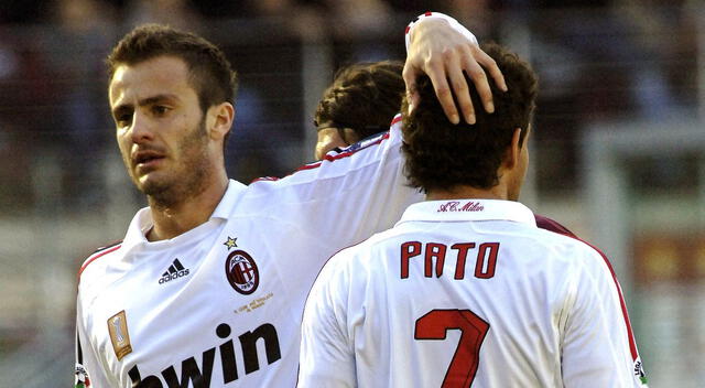 Alexander Pato en su paso por el AC Milan.   