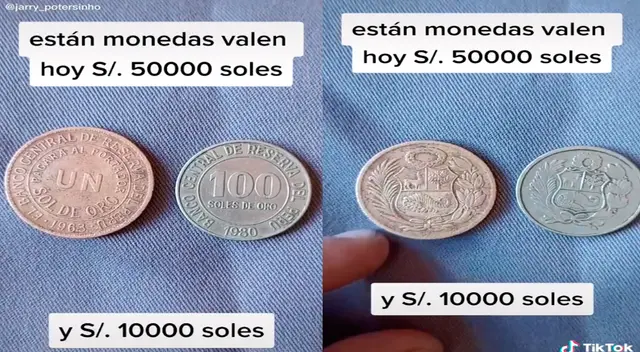 TikTok viral: peruano enseña sus monedas de colección y afirma que le han ofrecido 50 mil soles por una de ellas TikTok viral: peruano enseña sus monedas de colección y afirma que le han ofrecido 50 mil soles por una de ellas