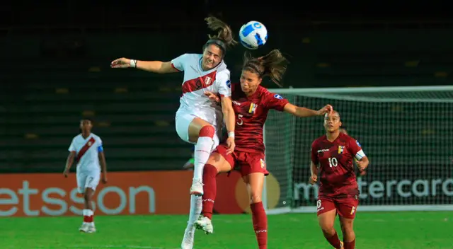 Perú cae ante Venezuela por la fecha 3 de la Copa América femenina 2022
