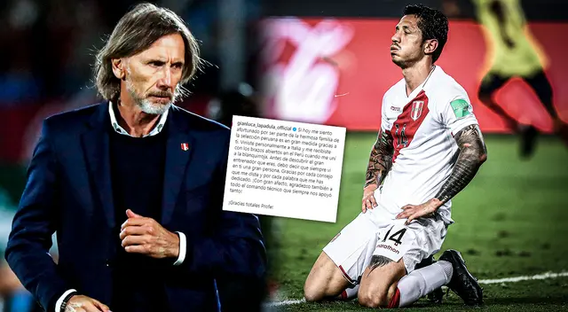 Gianluca Lapadula y las sentidas palabras ante la no renovación de Ricardo Gareca Gianluca Lapadula y las sentidas palabras ante la no renovación de Ricardo Gareca