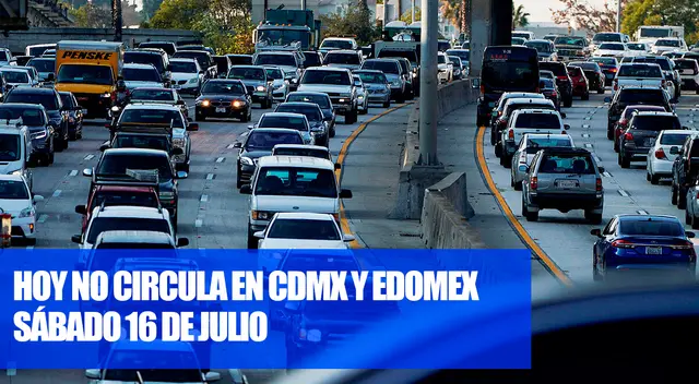 Conoce más detalles sobre Hoy no circula de este 16 de julio.