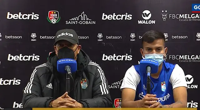 Roberto Mosquera tras la victoria ante Melgar. Roberto Mosquera tras la victoria ante Melgar.