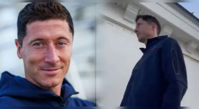 Robert Lewandowski ya luce los colores del FC Barcelona Robert Lewandowski ya luce los colores del FC Barcelona