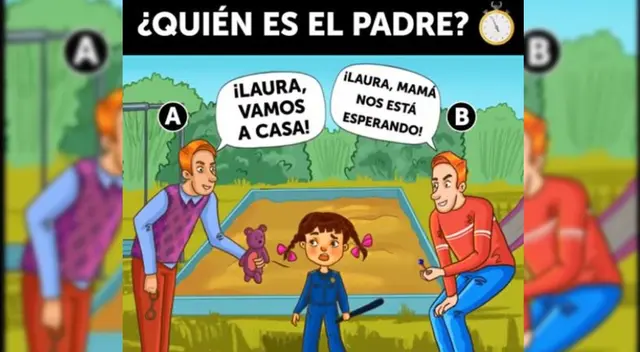 ¿Quién es el padre? Ayuda a la niña a escapar del secuestrador en este acertijo ¿Quién es el padre? Ayuda a la niña a escapar del secuestrador en este acertijo