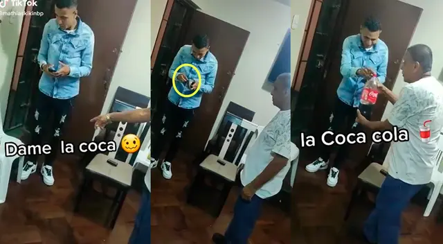 ¿Qué pasó? Un recibe curioso 'papelito' en vez de un vaso de Coca Cola. ¿Qué pasó? Un recibe curioso 'papelito' en vez de un vaso de Coca Cola.