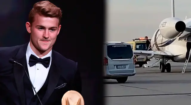 Matthijs de Ligt llegó a Múnich para fichar por el cuadro muniqués Matthijs de Ligt llegó a Múnich para fichar por el cuadro muniqués